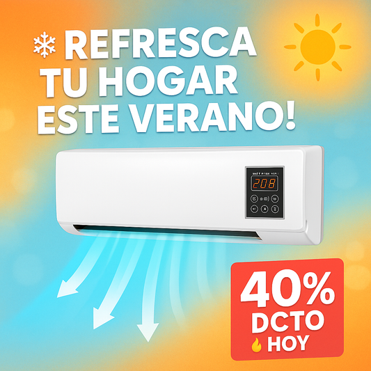 🌬️ Aire acondicionado 2 en 1 — Enfría al instante este verano