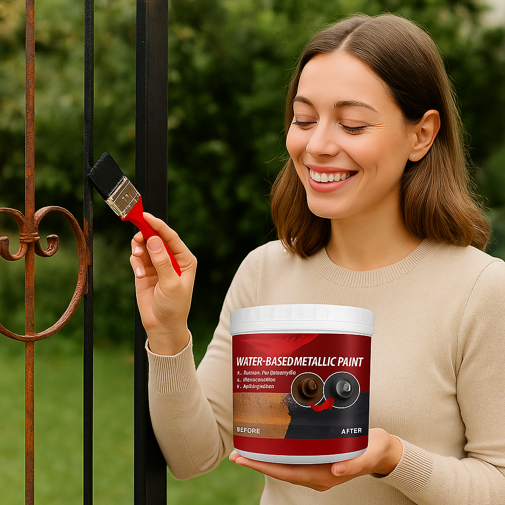 🛠️ Pintura Antióxido Profesional – Protege y renueva superficies oxidadas