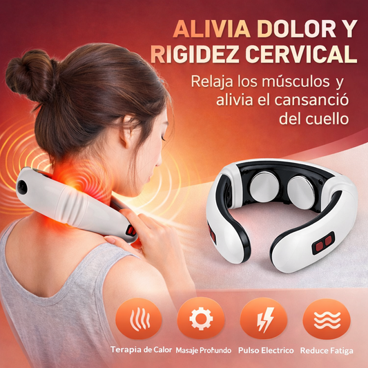 🧠 Masajeador Cervical Eléctrico – Alivio Instantáneo del Dolor de Cuello