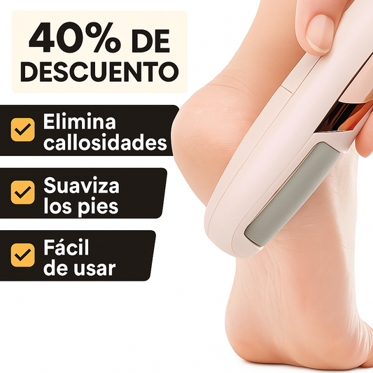 🦶 Lima Eléctrica para Pies – Elimina durezas y deja tus pies suaves en minutos