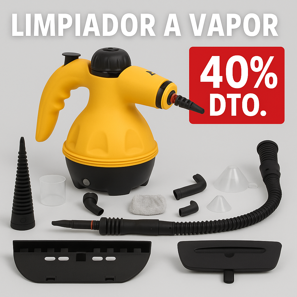 💨 Limpiador a Vapor Portátil Multifuncional