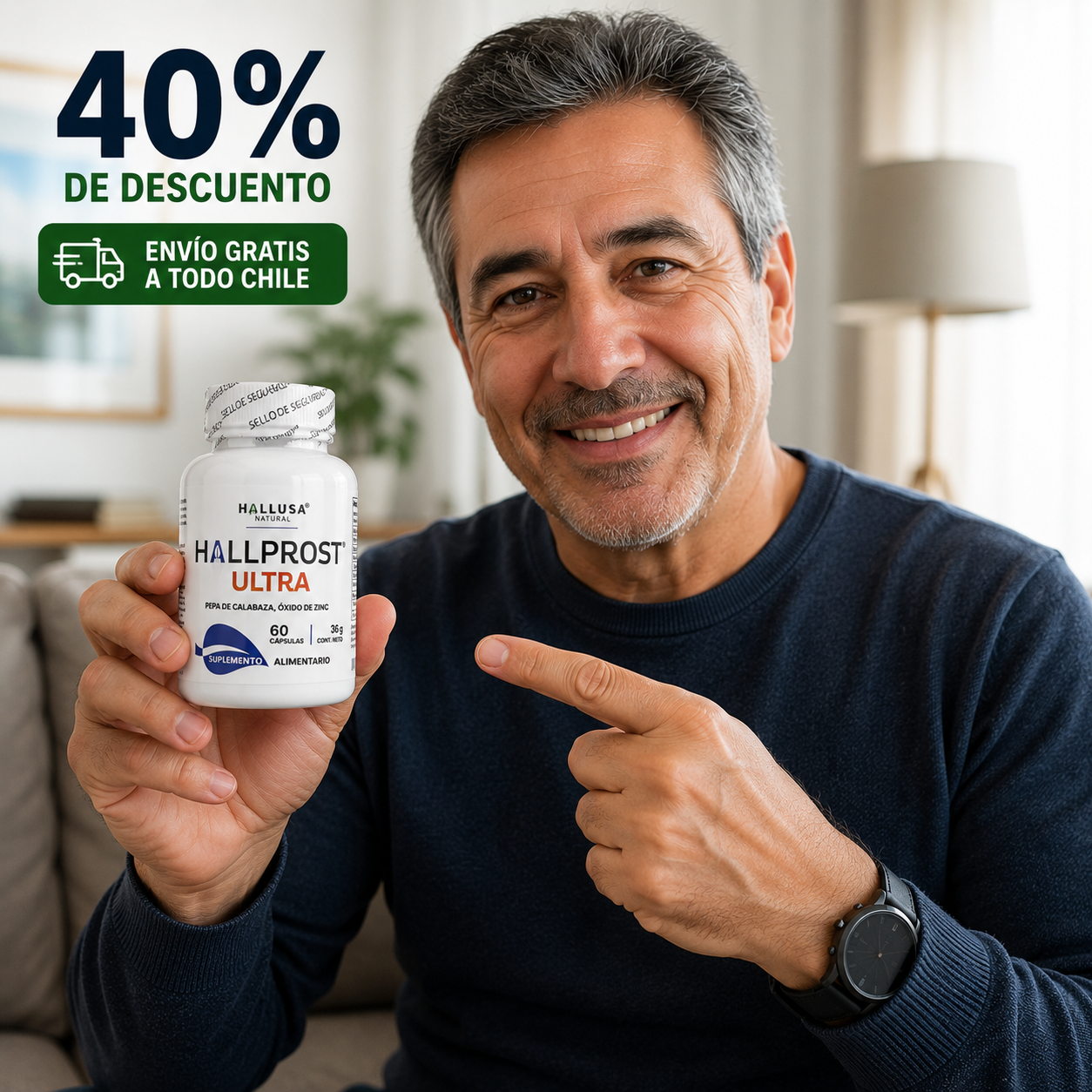 Hallprost ultra - Recupera la salud de tu próstata