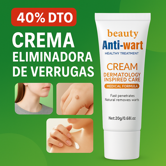 🌿 Crema Removedora de Verrugas – Piel Limpia y Suave sin Dolor