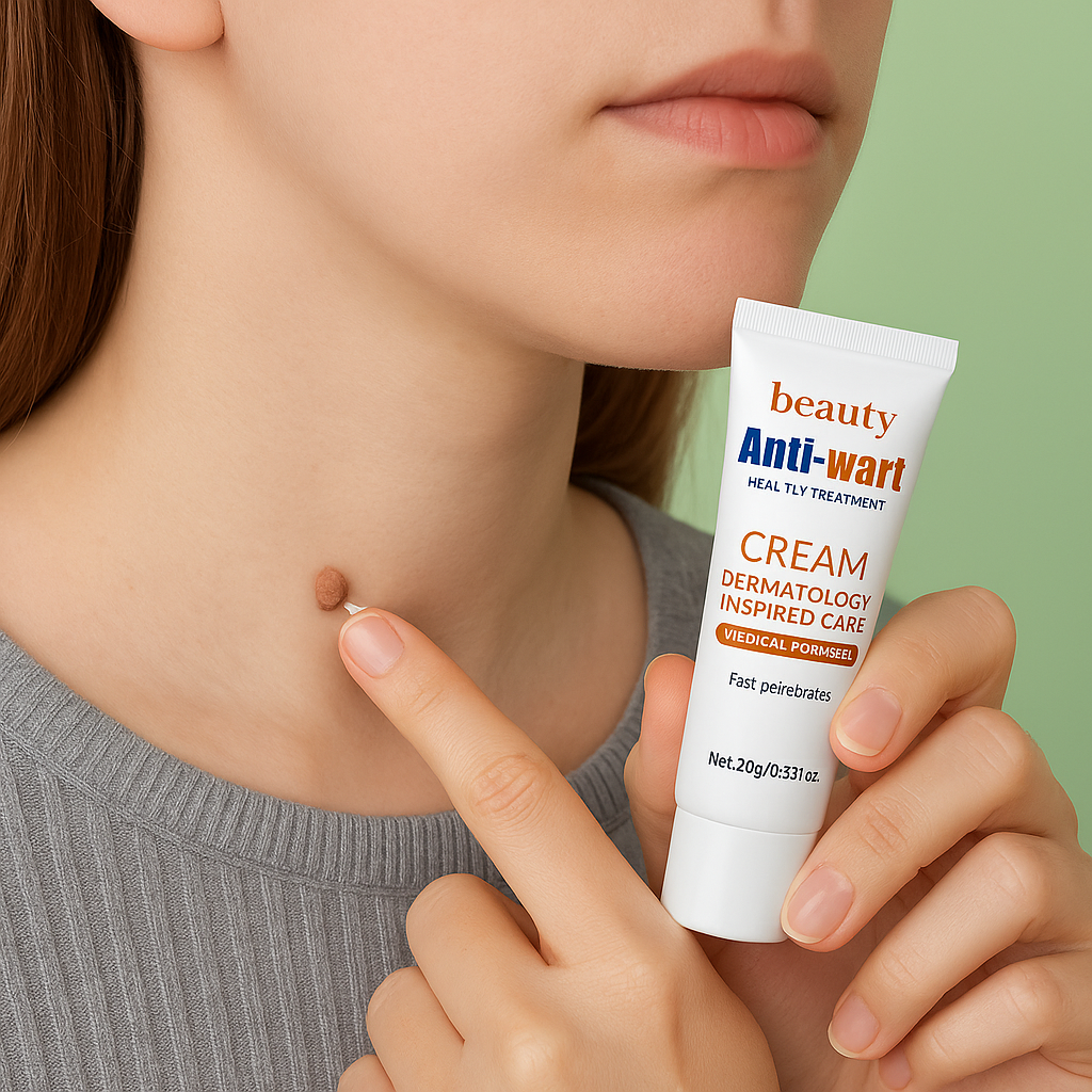 🌿 Crema Removedora de Verrugas – Piel Limpia y Suave sin Dolor