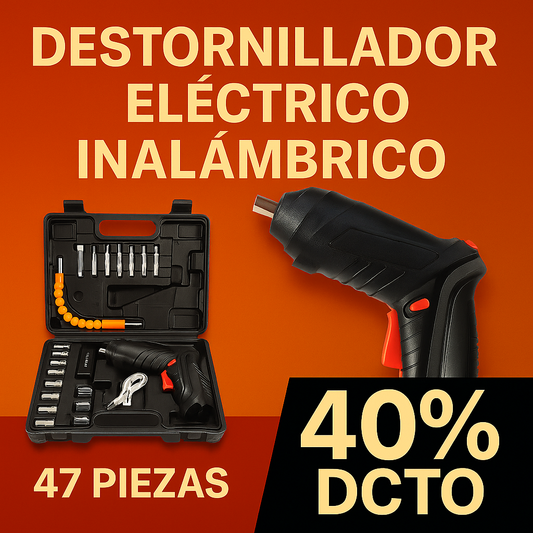 🔋⚙️ Destornillador Inalámbrico Eléctrico – ¡Tu nuevo aliado para todo tipo de arreglos!