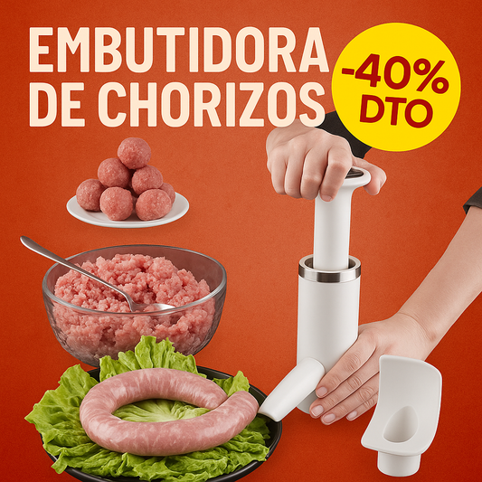 🌭 Embutidora de Salchichas y Chorizos – Fácil, Rápida y 100% Casera