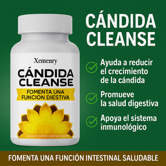🌱 CANDIDA CLEANSE – Limpieza Natural y Equilibrio Intestinal 🧼✨