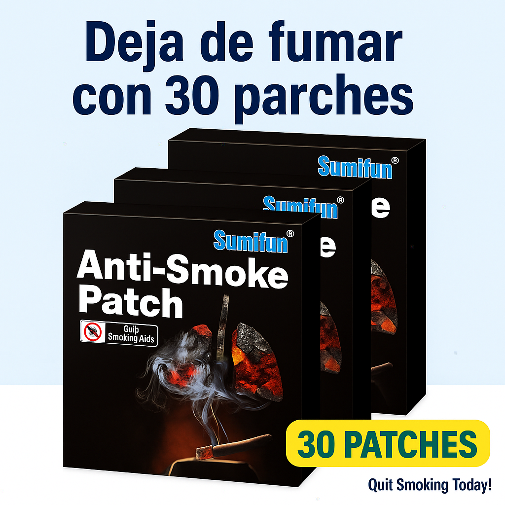 🚭 Parches Anti-Fumar – Dile adiós al cigarro sin sufrir ansiedad