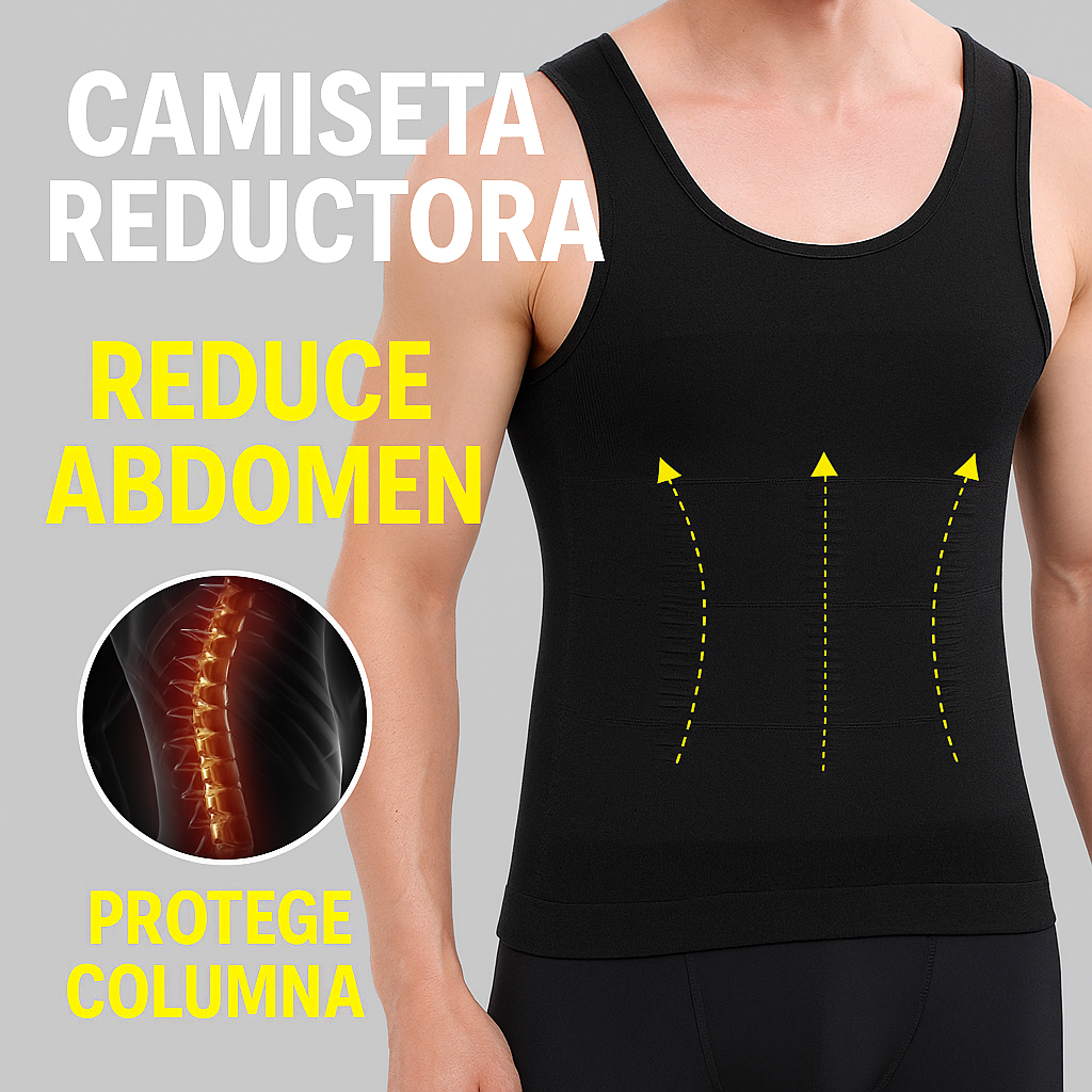 👕 Camiseta Reductora para Hombre 2x1 – Reduce tu cintura al instante