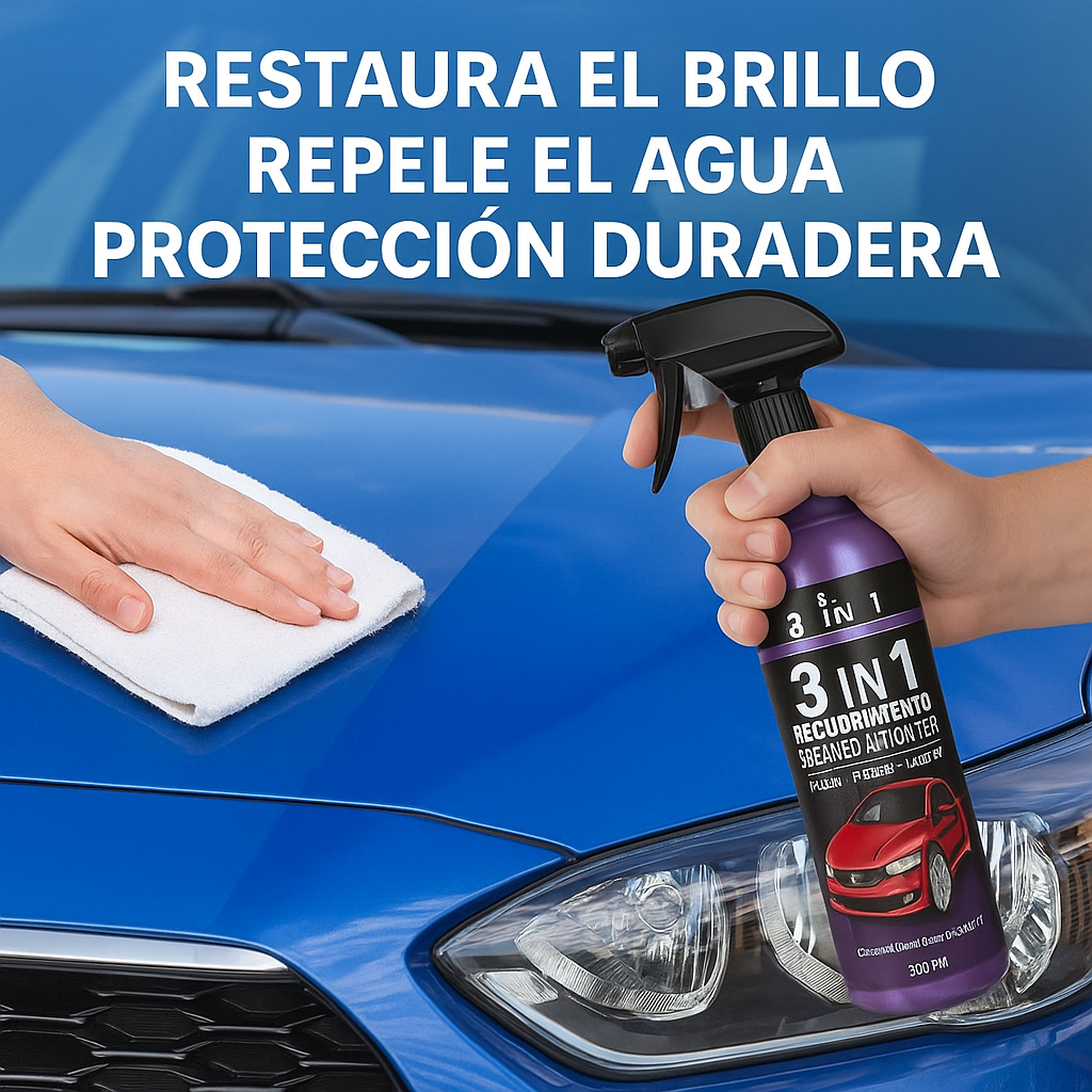 🚗 Recubrimiento Cerámico PREMIUM – Brillo y protección para tu auto en minutos