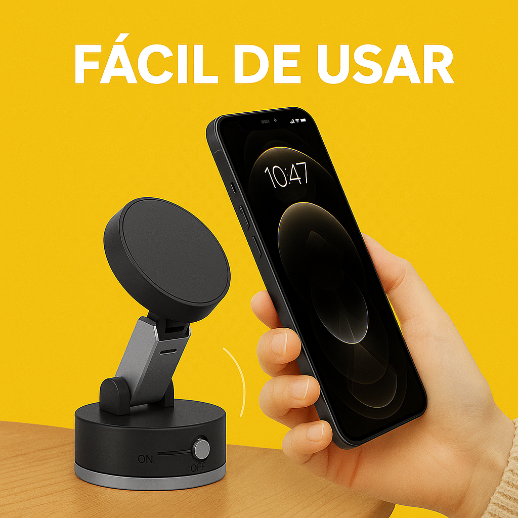 📱 Soporte Magnético para Celular 2x1 – Seguridad y Comodidad en Todo Momento