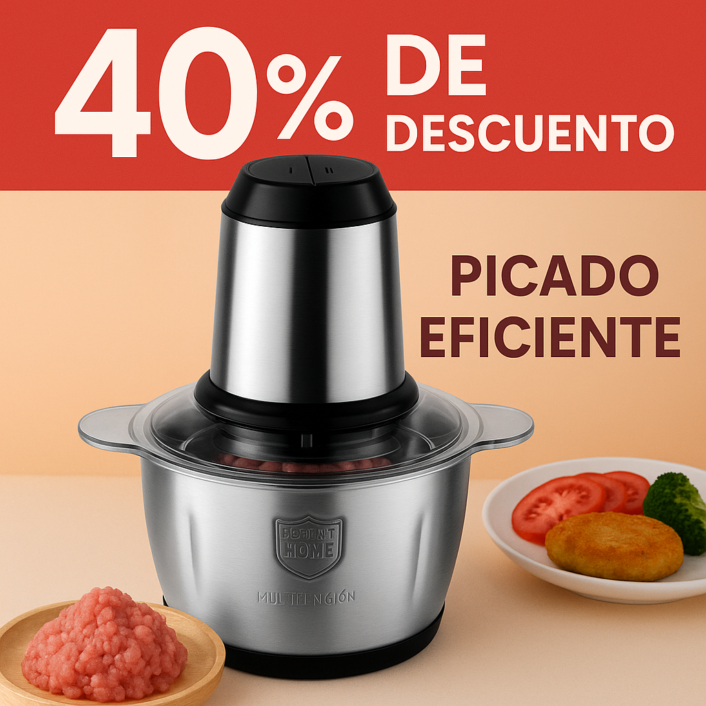 ⚡ Picadora Eléctrica 2 Velocidades – Potencia y Rapidez en tu Cocina