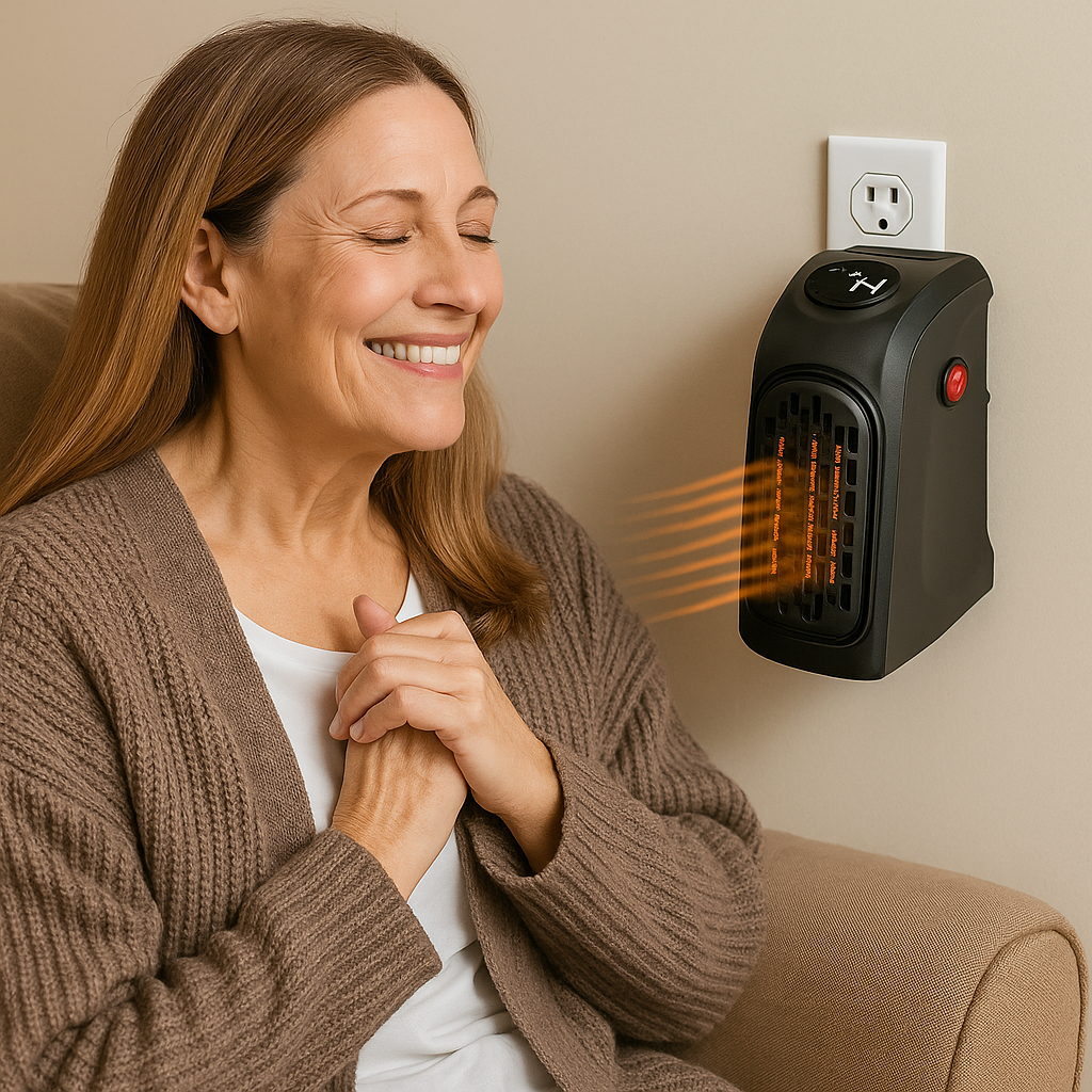 🔥 Calefactor Portátil Eléctrico – ¡Calor inmediato donde más lo necesitas!