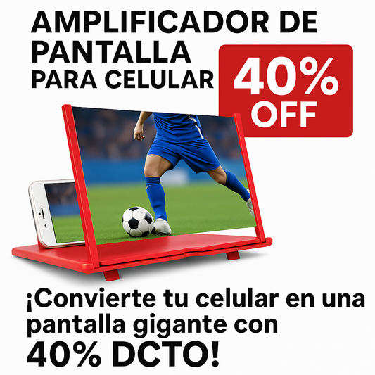 📱 Amplificador de Pantalla para Celular – Cine en la palma de tu mano