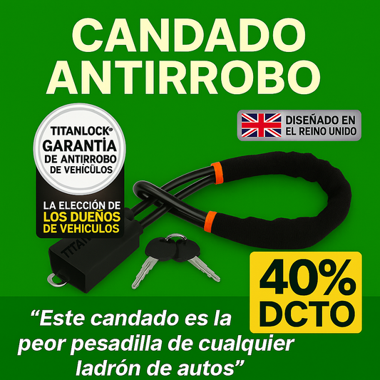 Tranca Volante Antirrobo 🚘🔒 – Protección doble para tu auto