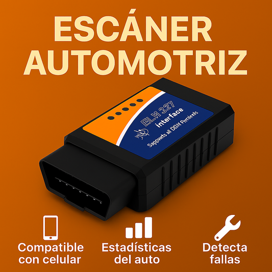 Scanner Automotriz OBD2 🚗🔍 – ¡Detecta fallas de tu auto en segundos!
