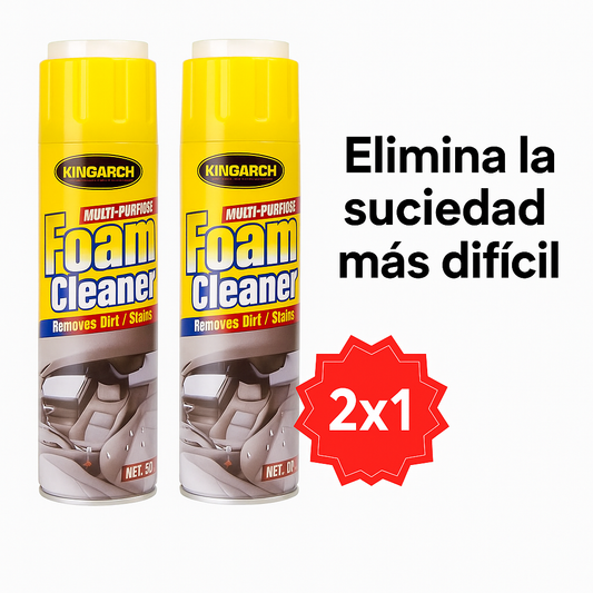 🧽 Foam Cleaner – Espuma Limpiadora Multipropósito 2x1 para Hogar y Auto