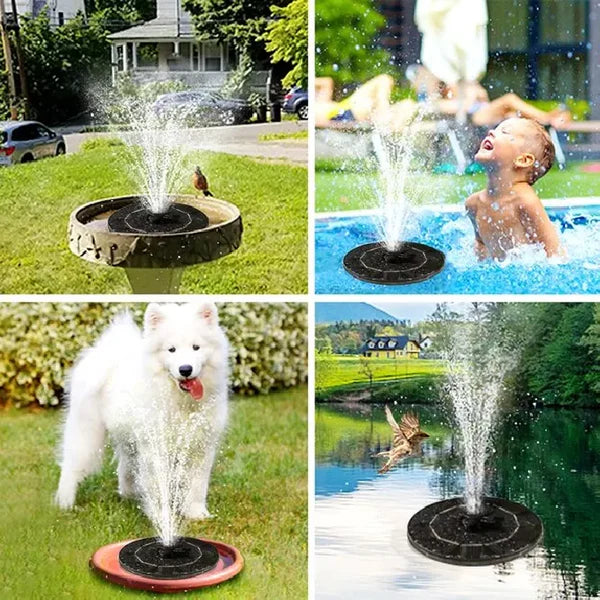 Fuente de agua solar