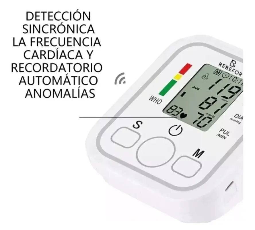 🩺 Tensiómetro Digital – Controla tu presión en casa fácil y rápido