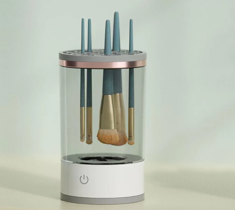 Limpiador brochas de maquillaje automático