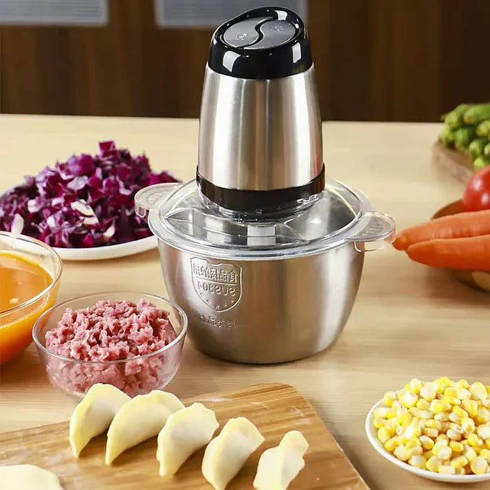 ⚡ Picadora Eléctrica 2 Velocidades – Potencia y Rapidez en tu Cocina