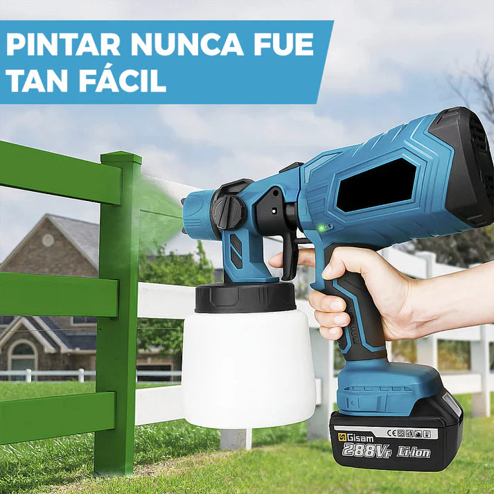 🌟 COMPRESOR INALÁMBRICO DE PINTURA 48V - 2 BATERÍAS – ¡PINTA COMO UN PROFESIONAL! 🎨⚡
