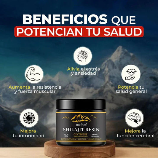 🌿 SHILAJIT – Energía Pura de la Naturaleza 🌋💪