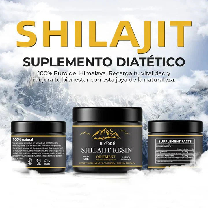 🌿 SHILAJIT – Energía Pura de la Naturaleza 🌋💪