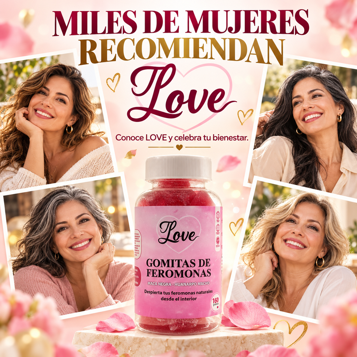 💗 LOVE® – Gomitas de Feromonas | Despierta tu Magnetismo Natural ✨ 40% OFF