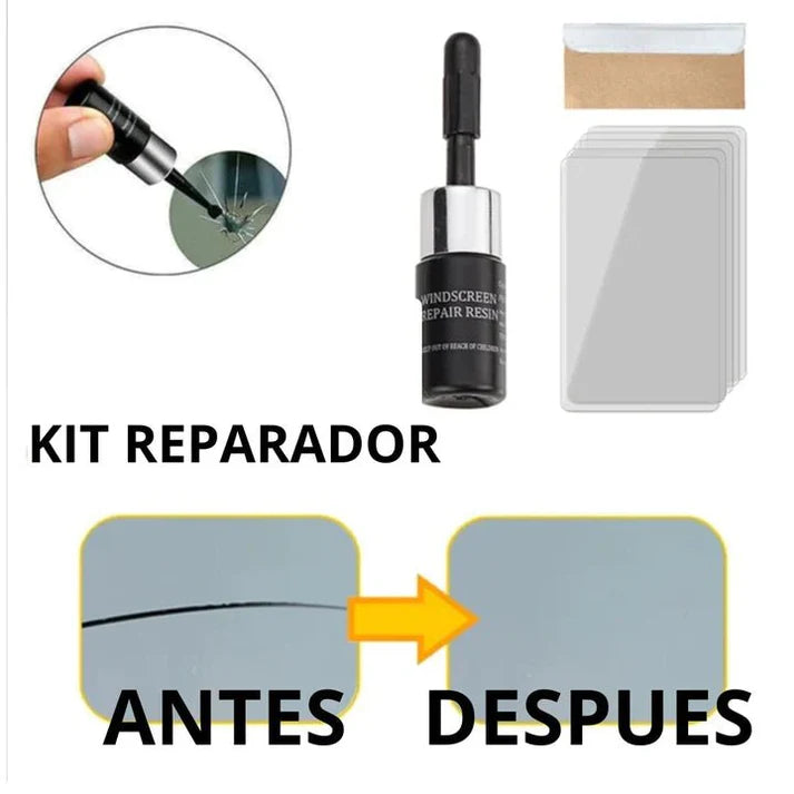 Kit Reparador de Parabrisas/Vidrios