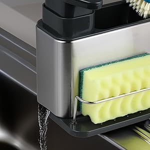 Dispensador de Jabón/Lavaloza 3 en 1